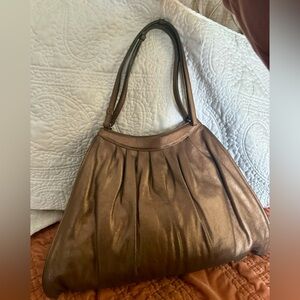 Hobo bronze shiny large bag